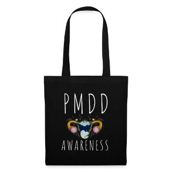 PMDD Awareness Premenstrual Syndrome Menstrual - Stoffbeutel - Schwarz - Vorne