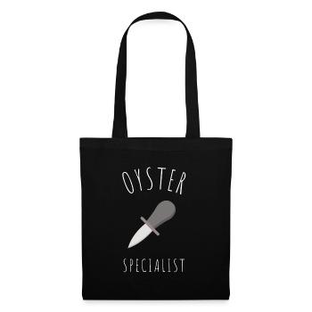 Oyster Shuck Shucking Seafood And Clam Digger - Tote Bag - black - Front