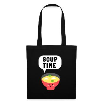 Soupe en conserve Liquide Nourriture Cook Restaurant Gourmand - Sac en tissu - noir - Devant
