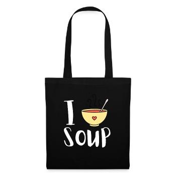 Soupe en conserve Liquide Nourriture Cook Restaurant Gourmand - Sac en tissu - noir - Devant