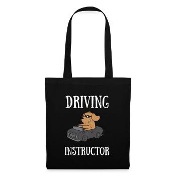 Driving Instructor Driver Car Parking Exam Driving - Stoffbeutel - Schwarz - Vorne
