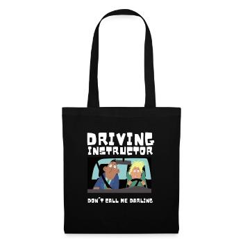 Driving Instructor Driver Car Parking Exam Driving - Stoffbeutel - Schwarz - Vorne