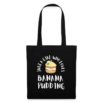Banana Pudding Banana Bread Fruit Dessert Cooking - Tote Bag - black - Front