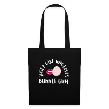 Bubble Gum Gumball Sweet Candy Machine Bubblegum - Sac en tissu - noir - Devant