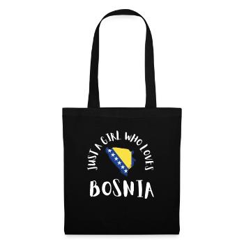 Bosnie Burek Bosnie-Herzégovine patriotique - Sac en tissu - noir - Devant