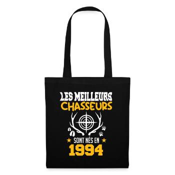 Chasseur | Anniversaire chasseur 1994 - Sac en tissu - noir - Devant