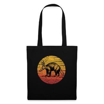 Aardvark Anteater African Ant Bear Edentate - Stoffbeutel - Schwarz - Vorne