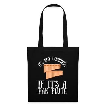 Pan Pipe Instrument Peru Wooden Pan Flute - Stoffbeutel - Schwarz - Vorne