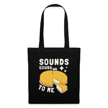 Cheesemonger Cheese Maker Gouda Lover - Stoffbeutel - Schwarz - Vorne