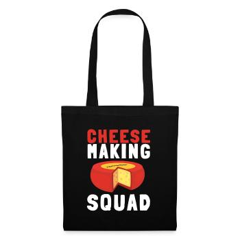 Cheesemonger Cheese Maker Gouda Lover - Stoffbeutel - Schwarz - Vorne