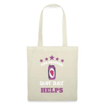 Organic Grape Juice Bottles - Tote Bag - nature - Front