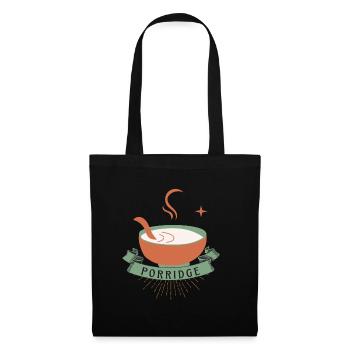 Cereal Grits Kasha Upma Rice And Morning Cornmeal - Tote Bag - black - Front