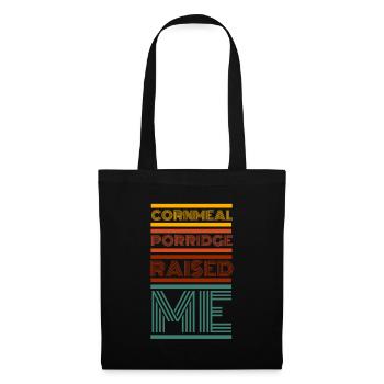 Cereal Grits Kasha Upma Rice And Morning Cornmeal - Tote Bag - black - Front