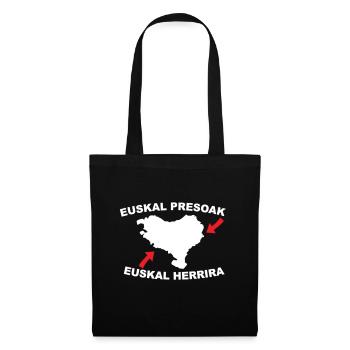 Euskal Presoak Euskal Herria Basque Country - Stoffbeutel - Schwarz - Vorne