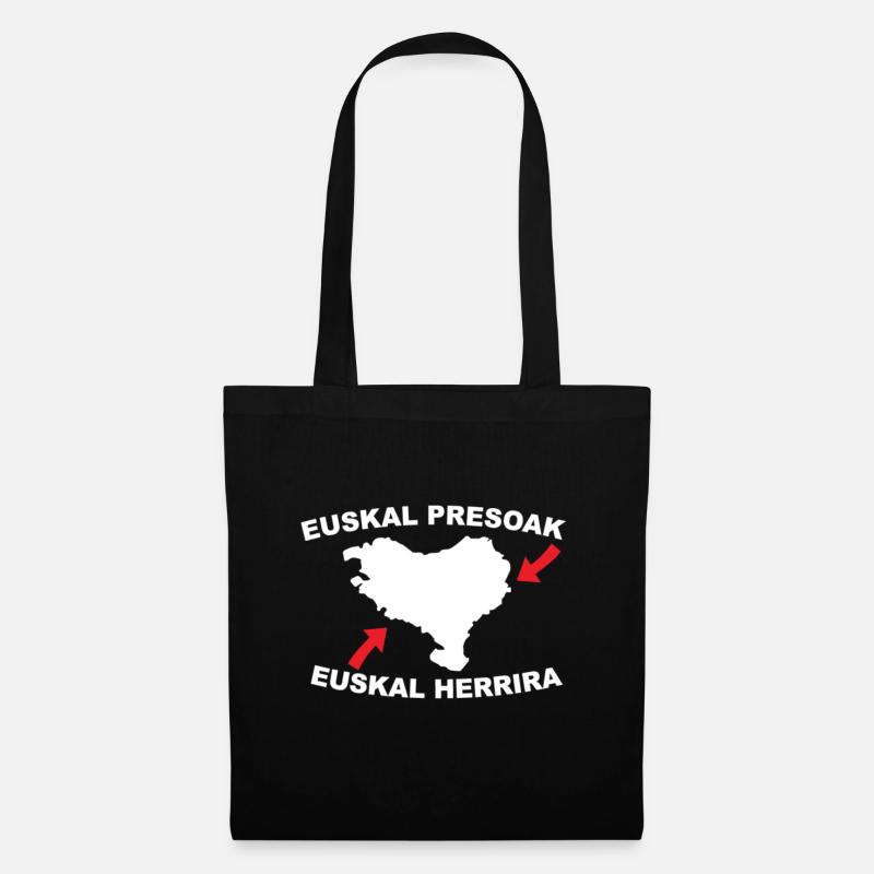 Euskal Presoak Euskal Herria Pays Basque - Sac en tissu - noir