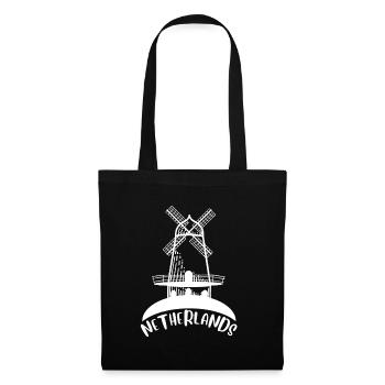 Netherlands Holland Windmill - Tote Bag - black - Front