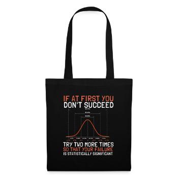 Normal Distribution Statistician Data Scientist - Tote Bag - black - Front