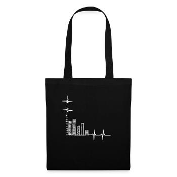 Normal Distribution Statistician Data Scientist - Tote Bag - black - Front