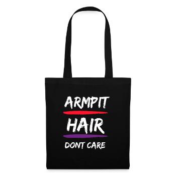Feminist Anti Shaving Hairy Body - Tote Bag - black - Front
