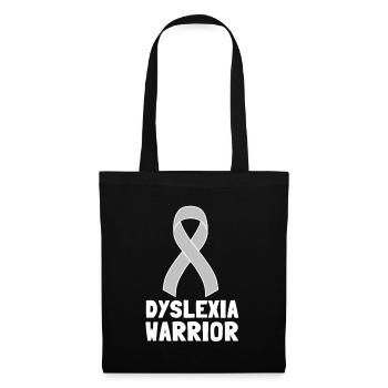 Mois de la sensibilisation à la thérapie de lecture dyslexique, Dyslexie - Sac en tissu - noir - Devant