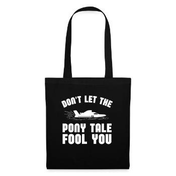 Courses de drag-boat et de hors-bord - Sac en tissu - noir - Devant