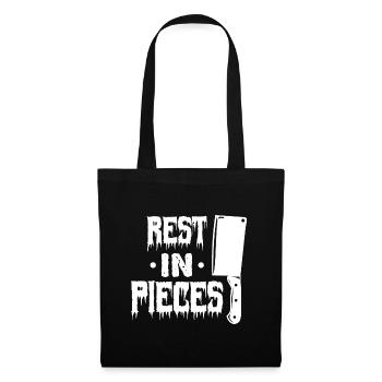 cadeau Halloween humour | Rest in Pieces Halloween - Sac en tissu - noir - Devant