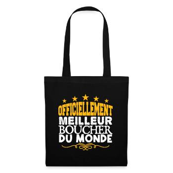Boucher | meilleur Boucher | légende Boucher - Sac en tissu - noir - Devant