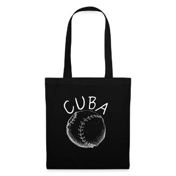 Latino Cuban Cuba Baseball - Tote Bag - black - Front