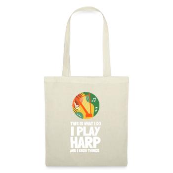 Harp Player Musician Musical Harpist - Tote Bag - nature - Front