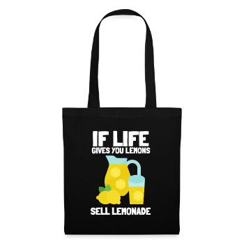 Sell Lemonade Stand Boss Juice Business Lemon - Stoffbeutel - Schwarz - Vorne