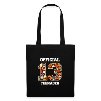Officiel 13 adolescents - Sac en tissu - noir - Devant