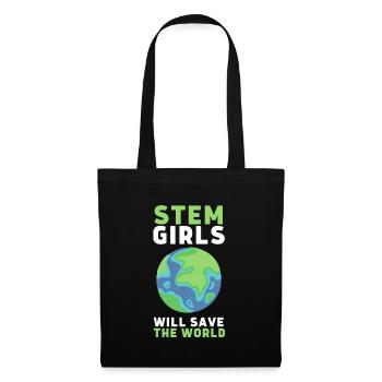 Étudiante en technologie scientifique en STIM, - Sac en tissu - noir - Devant