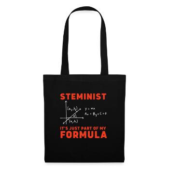 Étudiante en technologie scientifique en STIM, - Sac en tissu - noir - Devant