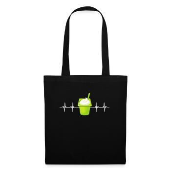 Probiotiques Produits laitiers, Yogourt glacé - Sac en tissu - noir - Devant