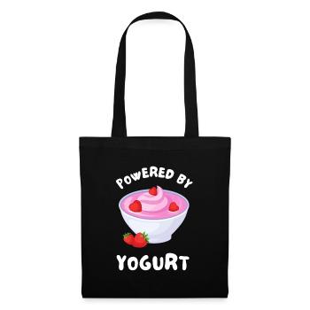 Probiotiques Produits laitiers, Yogourt glacé - Sac en tissu - noir - Devant