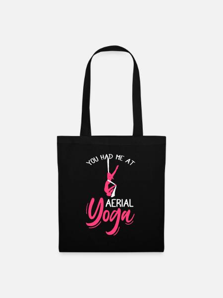 Tissu vertical de yoga aérien Aerialist - Sac en tissu - noir