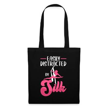 Aérien Soie Tissu Vertical Aerialist - Sac en tissu - noir - Devant