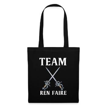Huzzah Renaissance Festival Ren Faire Knight - Sac en tissu - noir - Devant