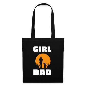 Protective Girl Dad, Dating My Daughter - Stoffbeutel - Schwarz - Vorne