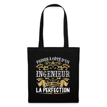 Le Meilleur Ingénieur | Ingénieur à la perfection - Sac en tissu - noir - Devant