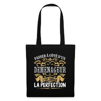 Le Meilleur Déménageur | Déménageur à la perfectio - Sac en tissu - noir - Devant