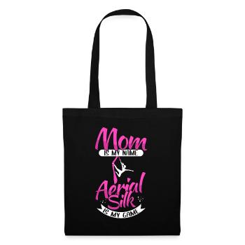 Soies aériennes Mama Tissu vertical - Sac en tissu - noir - Devant