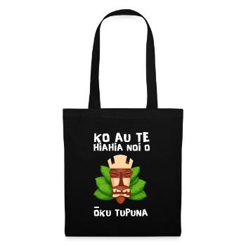 Maori Hei Tiki Tribal Tattoo Nouvelle-Zélande - Sac en tissu - noir - Devant