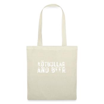 Sweden Swedish Meatball Mer Kötbullar - Stoffbeutel - Natur - Vorne