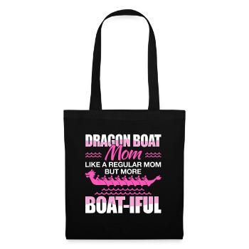 Paddling the dragon boat Mamal Dragonboat - Tote Bag - black - Front