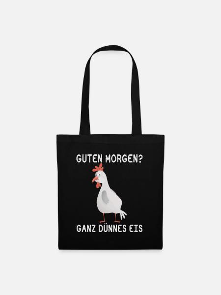 Good morning? Very thin ice! - Tote Bag - black