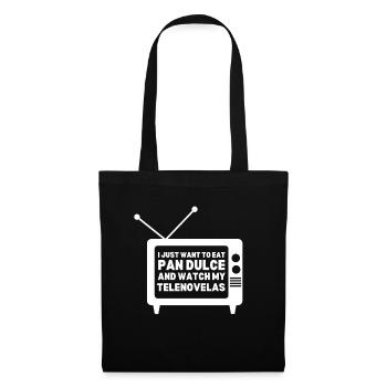 Telenovela Columbianas, émissions hispaniques et feuilletons - Sac en tissu - noir - Devant