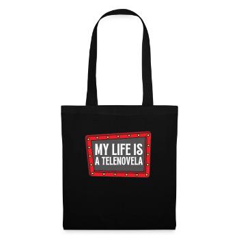 Telenovela Columbianas, émissions hispaniques et feuilletons - Sac en tissu - noir - Devant