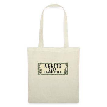 Assets Over Liabilities Entrepreneur Accountant - Tote Bag - nature - Front
