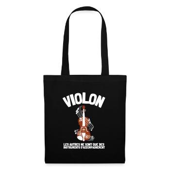 Violon Orchestre Homme Femme Enfants Cadeau - Stoffbeutel - Schwarz - Vorne